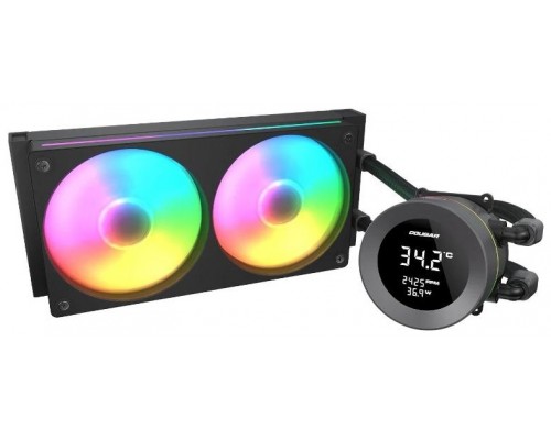 Cougar Ref. Liquid.Poseidon Vistek ARGB 240 Black-SX22 Cougar Ref. Liquid.Poseidon Vistek ARGB 240 Black