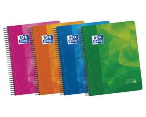 Oxford 400027277 cuaderno y block A4+ 120 hojas Colores surtidos (MIN5) (Espera 4 dias)