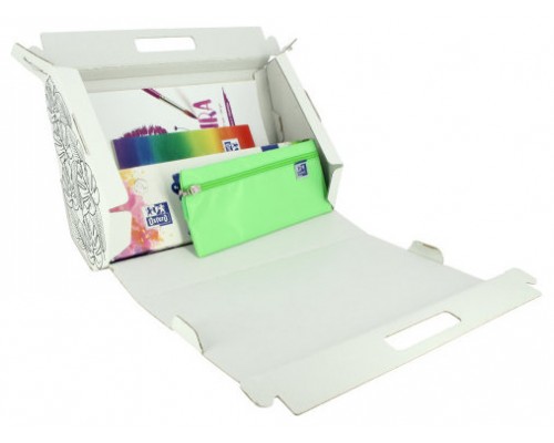 KIT KIDS1 BLOCS DIBUJO+BLOC ACUARELA/TEMPERA+ESTUCHE KANGOO+TEMPERAS OXFORD 400169566 (Espera 4 dias)