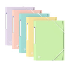 CARPETA DE GOMAS CON SOLAPAS OXFORD URBAN TP A4+ - SURTIDO PASTEL OXFORD 400187619 (MIN10) (Espera 4 dias)