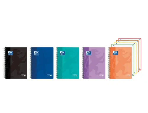 CUADERNO EUROPEANBOOK 4 TAPA PL&Aacute;STICO CLASSIC A5+ 120H VIVOS OXFORD 400196863 (MIN20) (Espera 4 dias)