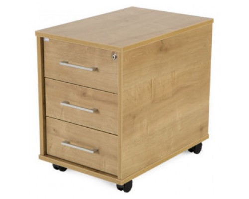 CAJONERA BUCK MOVIL 3 CAJONES. COLOR: ESTRUCTURA ROBLE / FRONTAL ROBLE ROCADA 4003AR08V24 (Espera 4 dias)