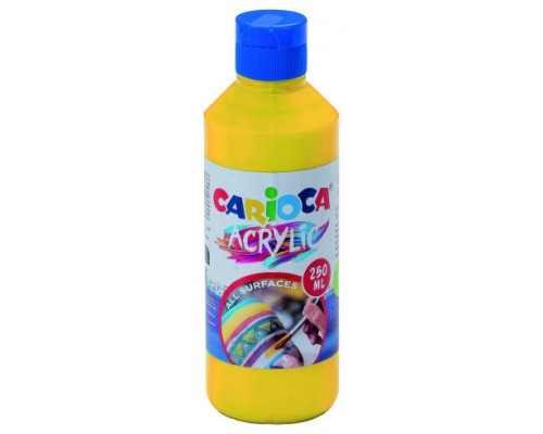 BOTELLA PINTURA ACRILICA 250 ML. AMARILLO CARIOCA 40431/03 (Espera 4 dias)