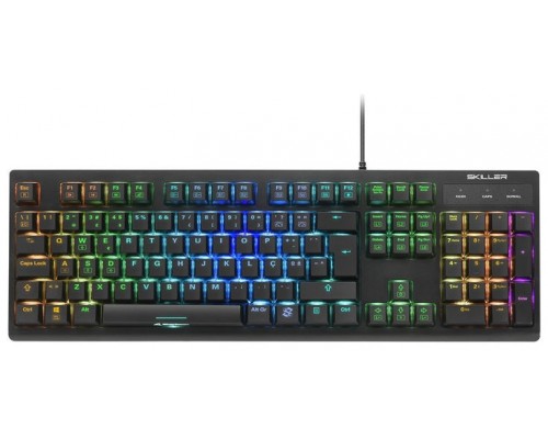 TECLADO GAMING SHARKOON SHARK SKILLER SGK30 RED PORTUGUES