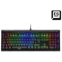 TECLADO GAMING SHARKOON SGK60 MECANICO RGB BROWN SWITCH