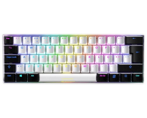 TECLADO GAMING SHARKOON SKILLER SGK50 S4 KAILH RED ES BLANCO