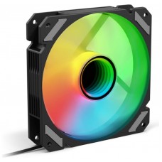 VENTILADOR CAJA SHARKOON MIRROR PWM RGB NEGRO