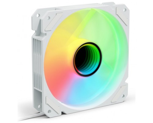 VENTILADOR CAJA SHARKOON SHARK MIRROR PWM RGB BLANCO