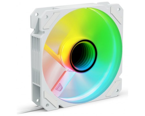 VENTILADOR CAJA SHARKOON MIRROR PWM RGB REVERSE BLANCO
