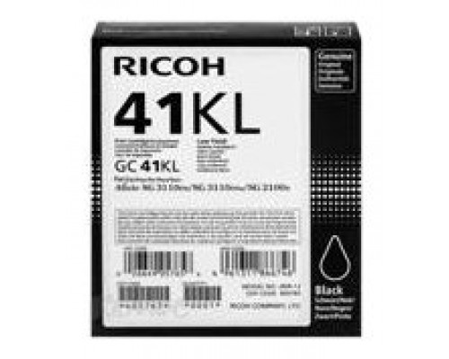 RICOH SG2100N/3110DN/3110DNW/3120B Cartucho Negro GC-41KL-SX12 RICOH SG2100N/3110DN/3110DNW/3120B Cartucho Negro GC-41KL