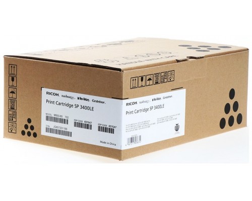 RICOH SP-3400LE/3410/3400N Toner Negro-SX22 RICOH SP-3400LE/3410/3400N Toner Negro