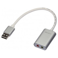 Lindy 42926 convertidor de audio Plata, Blanco (Espera 4 dias)-6SX Lindy 42926 convertidor de audio Plata, Blanco (Espera 4 dias)