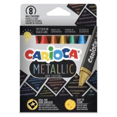 Carioca Ceras Maxi Wax Metallic - 8 Uds (Espera 4 dias)