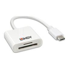 Lindy 43185 lector de tarjeta USB 3.2 Gen 1 (3.1 Gen 1) Type-C Blanco (Espera 4 dias)-SX9 Lindy 43185 lector de tarjeta USB 3.2 Gen 1 (3.1 Gen 1) Type-C Blanco (Espera 4 dias)