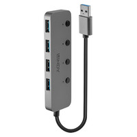 Lindy 43309 hub de interfaz USB 3.2 Gen 1 (3.1 Gen 1) Type-A 5 Mbit/s Gris (Espera 4 dias)-8SX Lindy 43309 hub de interfaz USB 3.2 Gen 1 (3.1 Gen 1) Type-A 5 Mbit/s Gris (Espera 4 dias)