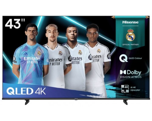 TELEVISOR 43"" QLED UHD 4K QUANTUM DOT 43E7Q SMART TV HISENSE (Espera 4 dias)