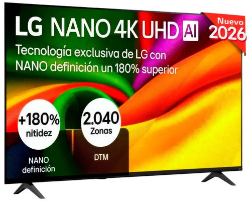 TV LG 43NU8E0B3LA.AEU 43" NANO UHD PATAS LATERALES WIFI HDMI X3