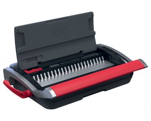 ENCUADERNADORA CANUTILLO CB15 COLOR NEGRO / PLATEADO GBC 4410061 (Espera 4 dias)