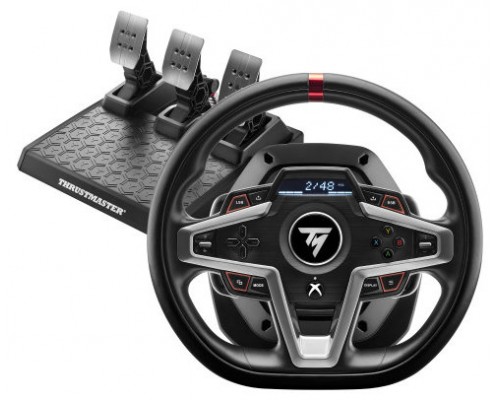 Thrustmaster 4460182 mando y volante Negro USB Volante + Pedales Analógico/Digital PC, Xbox One, Xbox One S, Xbox One X, Xbox Series S, Xbox Series X (Espera 4 dias)