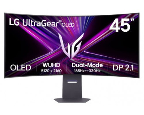 LG UltraGear pantalla para PC 114,3 cm (45") 5120 x 2160 Pixeles OLED Negro (Espera 4 dias)