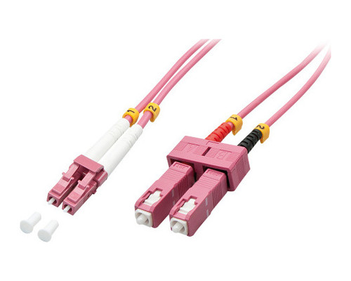 Lindy 46362 Cable de fibra &oacute;ptica e InfiniBand 3 m LC SC Rosa (Espera 4 dias)