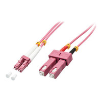 Lindy 46364 Cable de fibra &oacute;ptica e InfiniBand 10 m LC SC Rosa (Espera 4 dias)