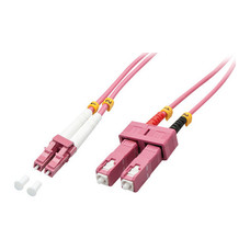 Lindy 46365 Cable de fibra óptica e InfiniBand 15 m LC SC Rosa (Espera 4 dias)-SX16 Lindy 46365 Cable de fibra óptica e InfiniBand 15 m LC SC Rosa (Espera 4 dias)