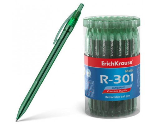 ErichKrause 46767 bolígrafo Verde Bolígrafo de punta retráctil con pulsador 60 pieza(s) (MIN60) (Espera 4 dias)