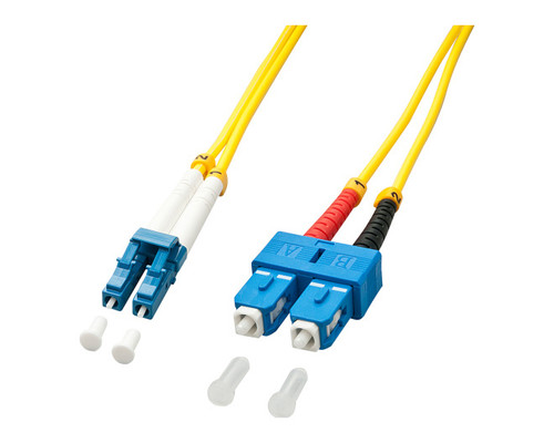 Lindy 47473 Cable de fibra &oacute;ptica e InfiniBand 5 m LC ST Amarillo (Espera 4 dias)