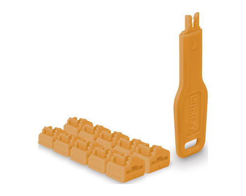 Lindy 47897 bloqueador de puerto Bloqueador de puerto + clave RJ-45 Naranja Acrilonitrilo butadieno estireno (ABS) 10 pieza(s) (Espera 4 dias)-SX9 Lindy 47897 bloqueador de puerto Bloqueador de puerto + clave RJ-45 Naranja Acrilonitrilo butadieno estireno (ABS) 10 pieza(s) (Espera 4 dias)
