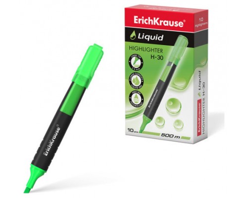 MARCADOR FLUORESCENTE LIQUID H-30 VERDE ERICHKRAUSE 47974 (MIN10) (Espera 4 dias)