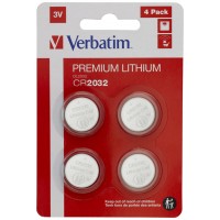 VERBATIM PILAS LITIO CR2032 (PACK 4 UDS) 49533