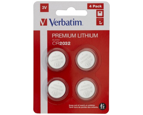 Verbatim CR2032, Bateria de un solo uso, CR2032,