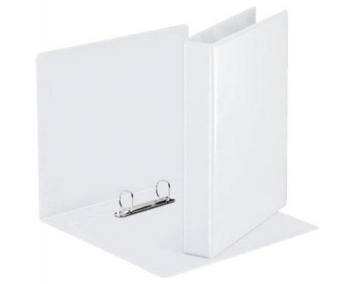 CARPETA PERSONALIZABLE PVC 2 BOLSILLOS ANILLAS 2-16 MM. FORMATO A4 COLOR BLANCO ESSELTE 49720 (MIN10) (Espera 4 dias)