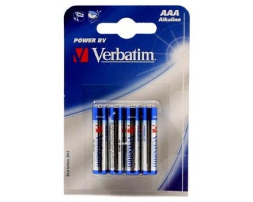 Verbatim - Pack 4 Pilas AAA LR03 Alcalinas