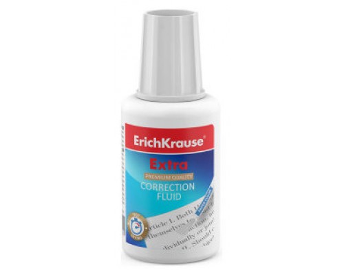 BOTE CORRECTOR LIQUIDO CON PINCEL 20 GR ERICH KRAUSE 5. (MIN10) (Espera 4 dias)