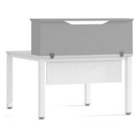 MODULO RECEPCION ALTILLO 120CM GRIS / GRIS. MEDIDAS 120X40X30CM. (MESA NO INCLUIDA EN EL PRECIO, SE COMPRA APARTE) ROCADA 5012AN02 (Espera 4 dias)