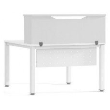 MODULO RECEPCION ALTILLO 120CM BLANCO / BLANCO. MEDIDAS 120X40X30CM. (MESA NO INCLUIDA EN EL PRECIO, SE COMPRA APARTE) ROCADA 5012AW04 (Espera 4 dias)