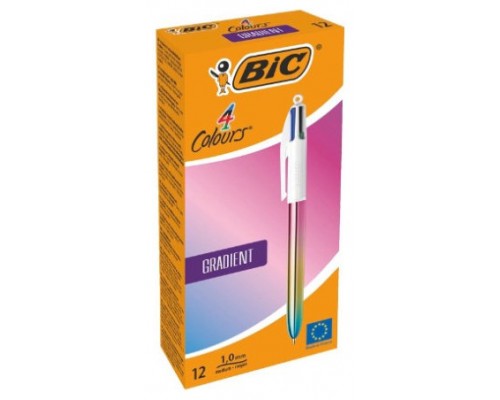 BOLÍGRAFO 4 COLORES GRADIENT BIC 511034 (MIN12) (Espera 4 dias)