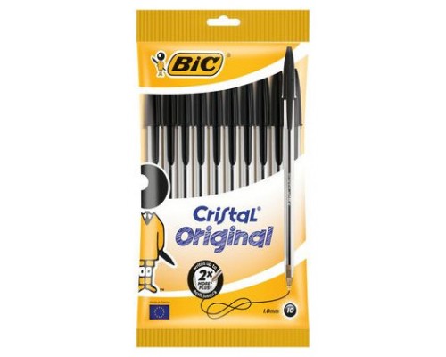 BIC 830864 bolígrafo Negro Medio 10 pieza(s) (Espera 4 dias)