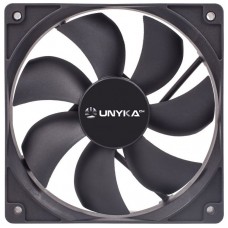 VENTILADOR INTERNO UNYKA 120mm COLOR NEGRO 7 ASPAS