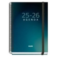 AGENDA ESCOLAR 2025-2026 TAMAÑO A5 TAPA CARTON FORRADO SEMANA VISTA PRIME BOREAL DOHE 52040 (Espera 4 dias)