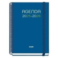 AGENDA ESCOLAR 2025-2026 TAMAÑO A5 TAPA CARTON FORRADO SEMANA VISTA PRIME LOGIC DOHE 52041 (Espera 4 dias)