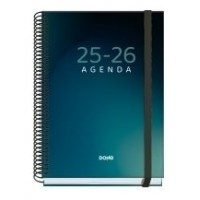 AGENDA ESCOLAR 2025-2026 TAMAÑO A5 TAPA CARTON FORRADO DÍA PÁGINA PRIME BOREAL DOHE 52046 (Espera 4 dias)
