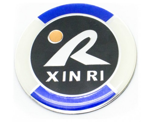 Pegatina Xin Ri Sunra Azul 30mm (Espera 2 dias)