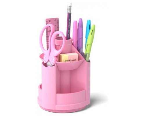 ErichKrause Mini Desk porta lápices Plástico Rosa (Espera 4 dias)