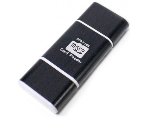 Lector OTG USB y Micro USB Negro (Espera 2 dias)