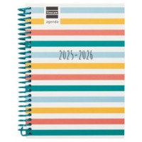 AGENDA ESCOLAR 2025-2026 DIVA 8º 120X164 SEMANA VISTA HORIZONTAL COLORS+ FINOCAM 536100526 (Espera 4 dias)