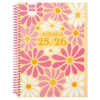 AGENDA ESCOLAR 2025-2026 DIVA 4º 155X212 SEMANA VISTA HORIZONTAL SPRING+ FINOCAM 536140426 (Espera 4 dias)