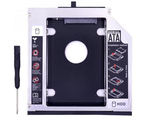 SATA Aluminio 3.0 HDD Caddy 12.7mm (Espera 2 dias)